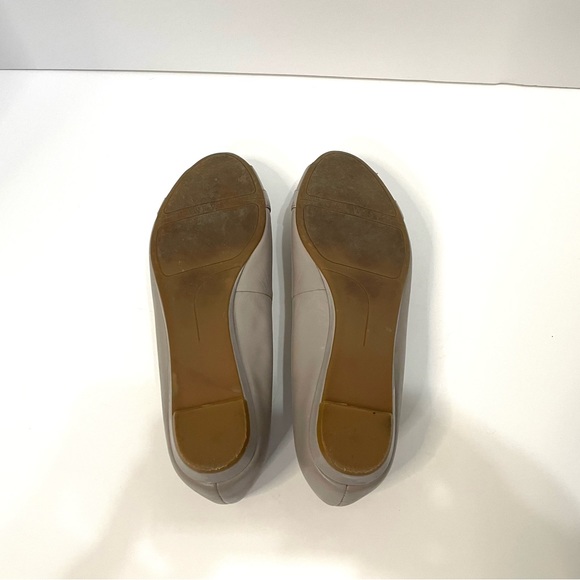 Nine West Gray Amedea Peep-Toe Ballet Flats Size 7 - Picture 10 of 11